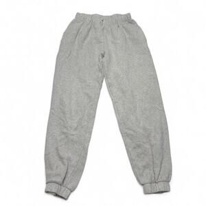 Brandy Melville John Galt Grey Casual Cuffed Sweatpants 100% Cotton One Size